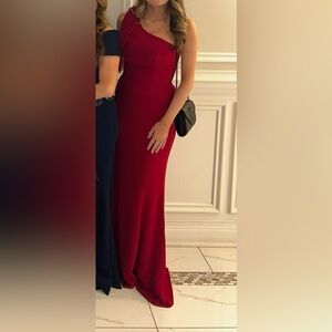 Send offers! Dress the population red evening gown size XS